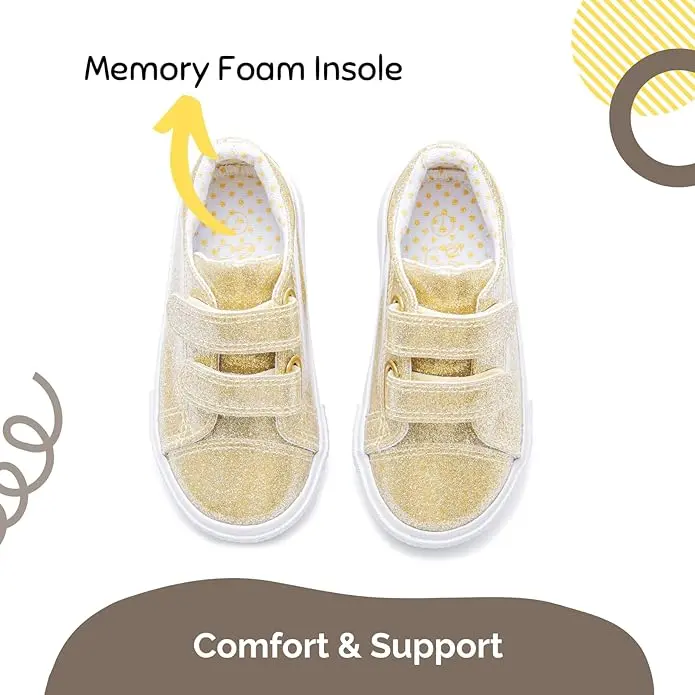 Toddler Non-Slip Tennis Shoes, Gold_waddlewonder_6.webp