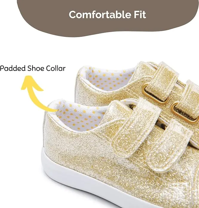 Toddler Non-Slip Tennis Shoes, Gold_waddlewonder_5.webp
